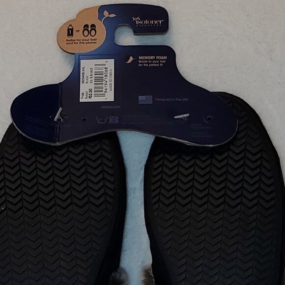 NWT! Isotoner Signature Slippers with Memory Foam Size XL (9-5-10-5) - Picture 7 of 7